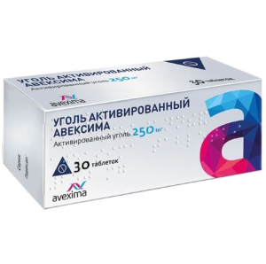 Купить: Уголь Активированный 250 мг 30 шт таблетки