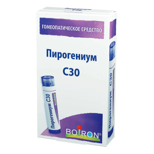 Купить: Пирогениум C30 гранулы гомеопатические 4г