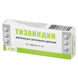 Купить Тизанидин 4 мг 30 шт таблетки