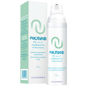 Купить: Аклиф 50 мкг/г 75 г крем для наружного применения флакон
