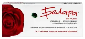Купить Белара 21 шт таблетки покрытые пленочной оболочкой