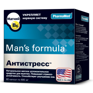 Купить: Man's formula Антистресс 60 шт капсулы