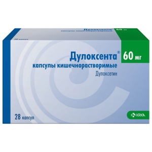 Купить: Дулоксента 60 мг 28 шт капсулы