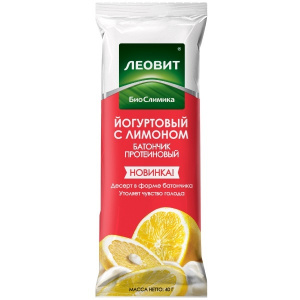 Купить Биослимика батончик протеин йогурт с лимоном 40 г