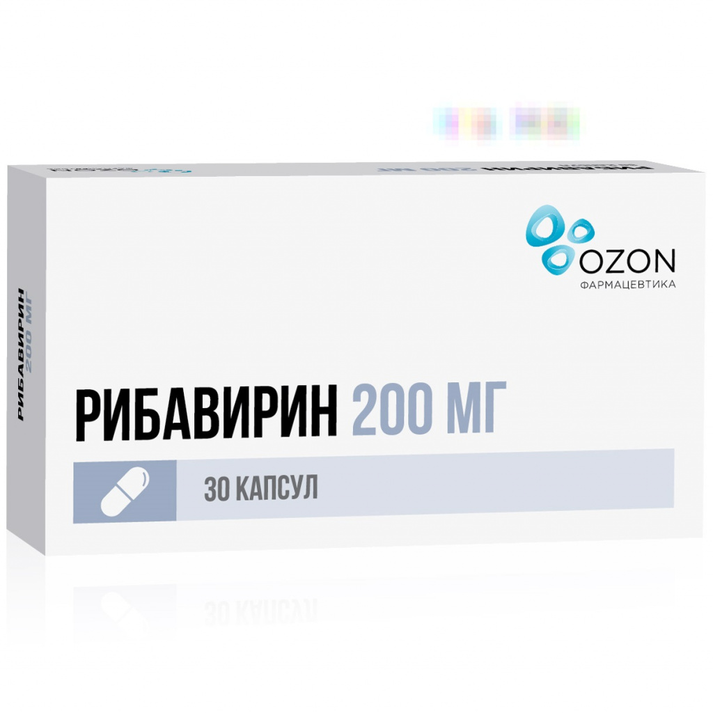 Рибавирин капс 200мг №30 ⭐ Купить по выгодной цене | Артикул: 10013663 |  Производитель: Озон - Ваша Аптека №1 | Москва и Московская область