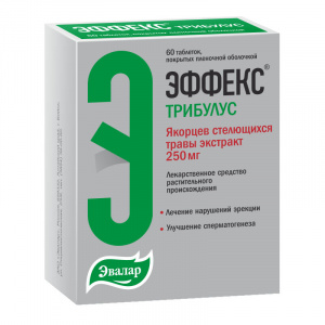 Купить: Эффекс Трибулус 250 мг 60 шт таблетки покрытые пленочной оболочкой