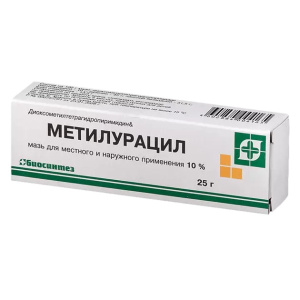 Купить: Метилурацил 10% 25 г мазь для местного и наружного применения