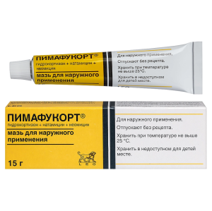 Купить: Пимафукорт 15 г мазь для наружного применения