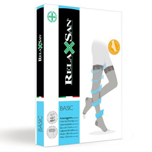 Купить: Relaxsan чулки компрессионные 2 класс размер 4 телесные 280 den открытый носок