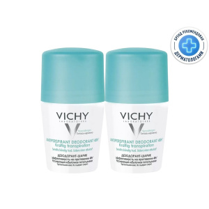 Купить: Vichy 50 мл 2 шт дезодорант шариковый регулирующий избыточное потоотделение 48 ч