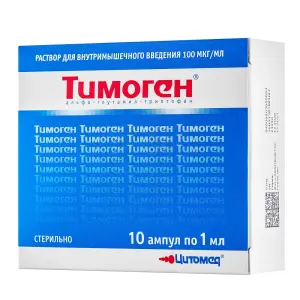 Купить Тимоген 0,01 % 1 мл 10 шт раствор для внутримышечного введения