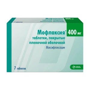 Купить Мофлаксия таблетки ппо 400мг №7