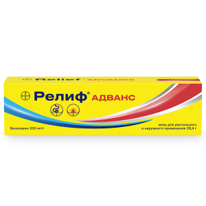 Купить Релиф Адванс 25 г мазь для ректального и наружного применения