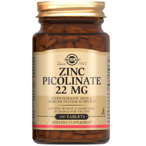 Купить: Solgar Пиколинат цинка 100 шт таблетки