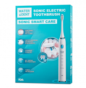 Купить: Waterdent Sonic Smart Care щётка зубная электрическая звуковая