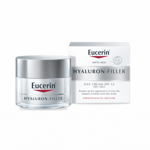 Купить Eucerin Hyaluron-Filler крем дневной 50мл для сухой и чувствительной кожи spf15