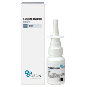 Купить: Ксилометазолин 0,05% 20 мл спрей назальный 