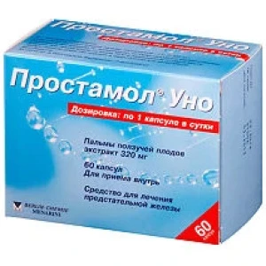 Купить Простамол Уно 320 мг 60 шт капсулы