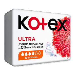 Купить Kotex Ultra Normal 10 шт прокладки