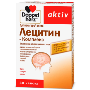 Купить: Доппельгерц Актив Лецитин-Комплекс 30 шт капсулы