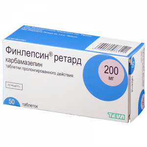 Купить Финлепсин Ретард 200 мг 50 шт таблетки