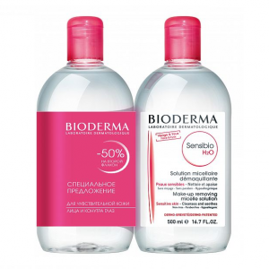 Купить: Bioderma Sensibio H2O мицеллярная вода 500 мл, 2 ш