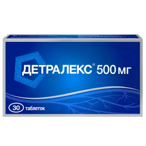 Купить Детралекс 500 мг 30 шт таблетки покрытые пленочной оболочкой