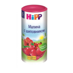 Купить: Hipp чай Малина и шиповник с 6 мес 200г