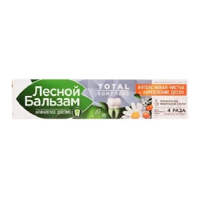 Купить Лесной бальзам 75 мл зубная паста с ромашкой и облепихой
