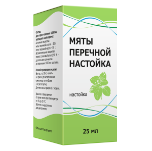 Купить: Мяты перечной 25 мл настойка флакон