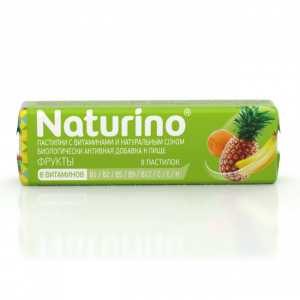 Купить: Naturino 8 шт пастилки с витаминами и натуральным соком фрукты