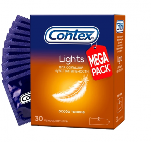 Купить Contex Lights презервативы особо тонкие 30 шт.