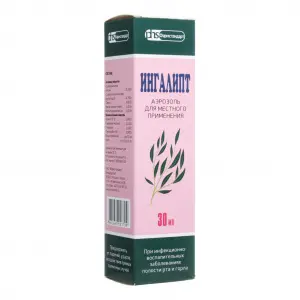 Купить Ингалипт 30 мл аэрозоль для местного применения