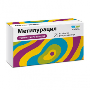 Купить: Метилурацил Реневал 500 мг 50 шт таблетки