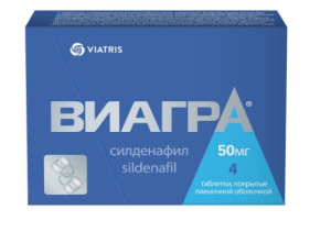 Купить: Виагра таблетки ппо 50мг №4