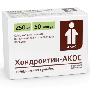 Купить: Хондроитин-Акос 250 мг 50 шт капсулы