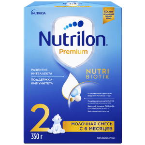 Купить: Nutricia Nutrilon Premium 2 350 г смесь молочная сухая с 6 месяцев