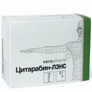 Купить: Цитарабин-Лэнс лиофил д/р-ра д/ин 100мг фл №10