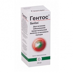Купить: Гентос 20 мл капли для приема внутрь гомеопатические