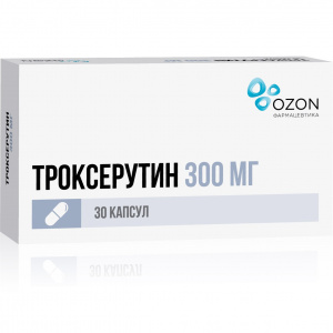 Купить: Троксерутин 300 мг 30 шт капсулы