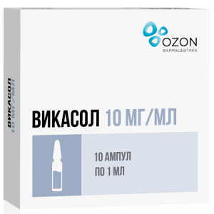 Купить: Викасол раствор д/в/м введ 1% 1мл №10