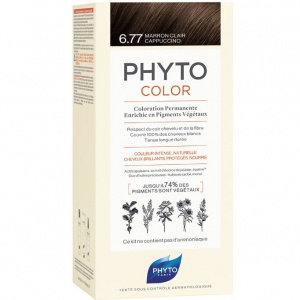 Купить: Phyto color №6.77 (светлый каштан-капучино) краска для волос