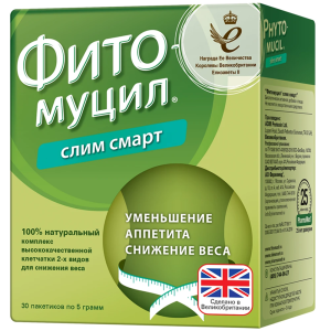 Купить: Фитомуцил Слим Смарт 5 г 30 шт порошок для приготовления раствора для приема внутрь пакеты
