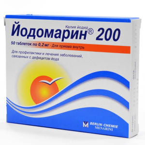 Купить Йодомарин таблетки 200мкг №50