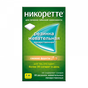 Купить Никоретте 4 мг 20 шт таблетки для рассасывания фруктовые