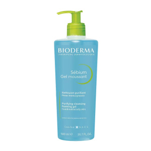 Купить: Bioderma Sebium гель-мусс очищающий для жирной и проблемной кожи флакон с помпой 500 мл