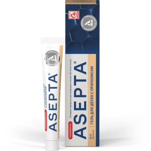 Купить: Asepta 10 г гель для десен прополис