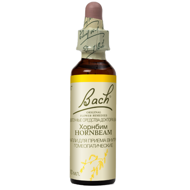Купить Капли Баха № 17 Хорнбим (Граб) 10 мл — леность, откладывание дел на потом