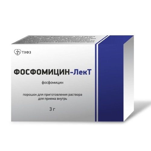 Купить Фосфомицин-Лект 3 г 1 шт порошок для приготовления раствора для приема внутрь пакет
