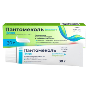 Купить: Пантомеколь Плюс крем д/наруж примен 5,25%+0,802% 30г